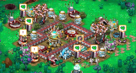 Example of a heavily defended planet